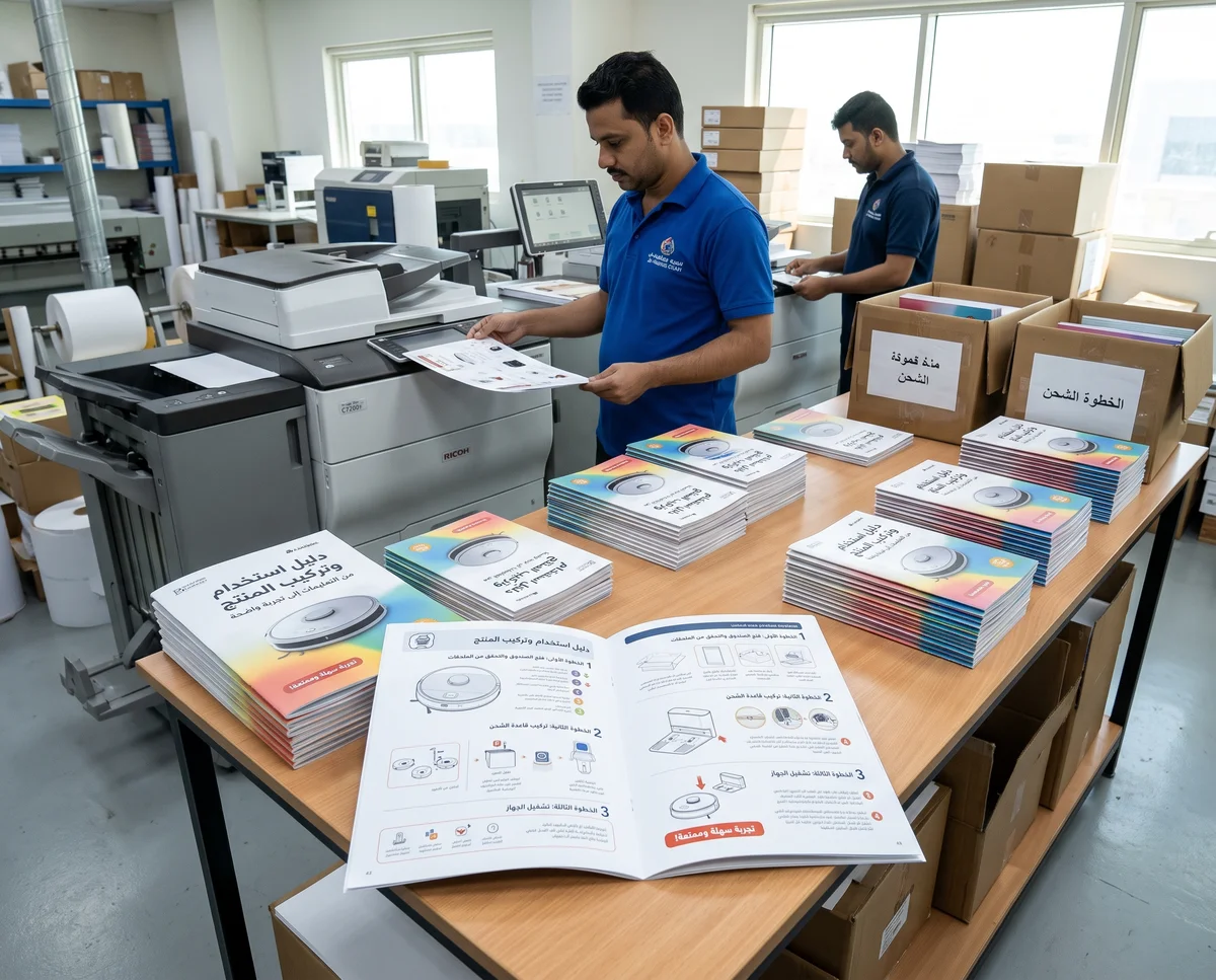 طباعة أدلة استخدام المنتجات وكتيبات التركيب في قطر: من التعليمات إلى تجربة واضحة