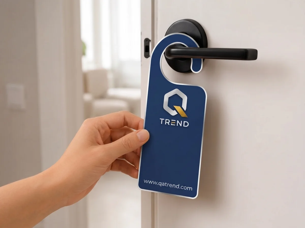 تعليقة باب دعائية (Door Hanger)
