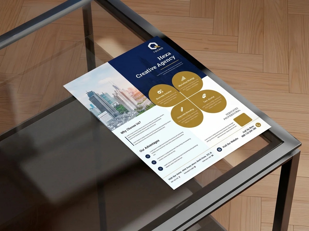 تصميم وطباعة فلايرات دعائية
